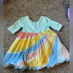 Matilda Jane Rainbow Stripe Flowy Dress